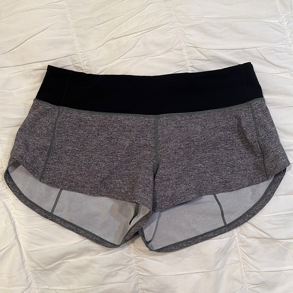 Lululemon speed up shorts, size 6, length 2.5